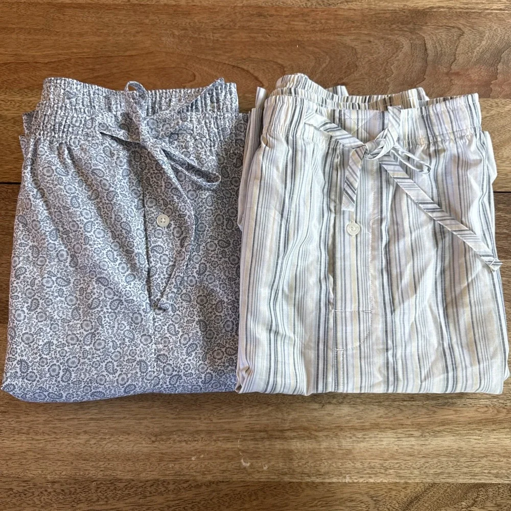 Hart Schaffner Marx Loungewear Pajama Shorts (2) Pair 100% Cotton Size 4XB
